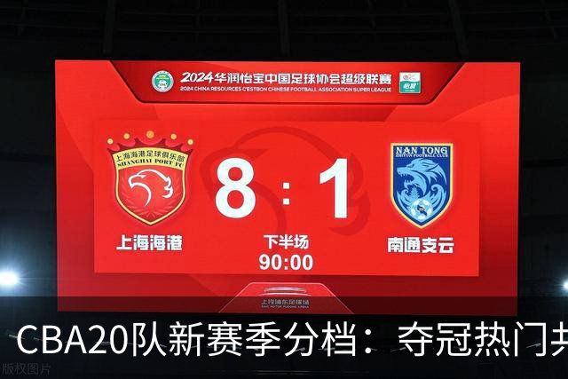 CBA20队新赛季分档：夺冠热门共2支，广厦浙江掉队，降级队2选1
